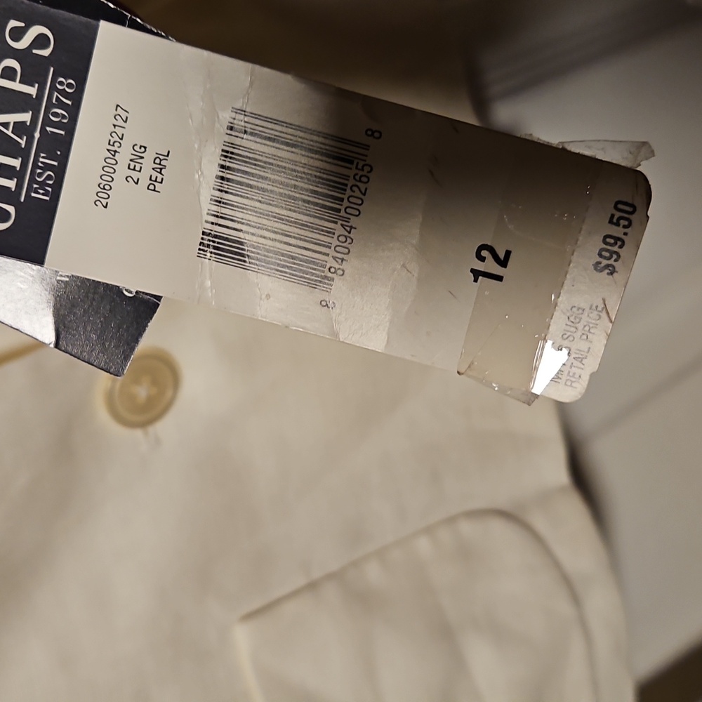 Chaps Linen Jacket - Picture 6 of 7